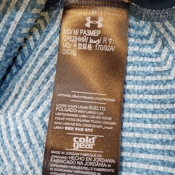 Under Armour Cool Gear Survivor 1/4th Zip Long Sleeve Men's Medium - Picture 10 of 11